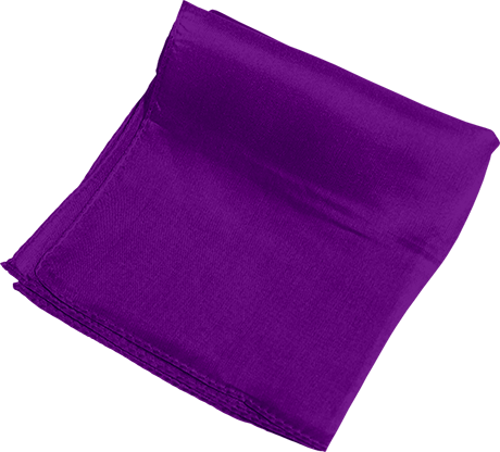 Silk 18 inch (Violet) Magic by Gosh - Trick