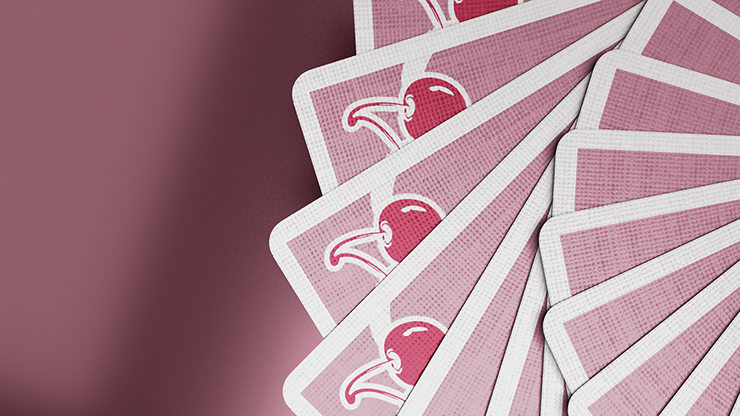 Cherry Casino (Flamingo Quartz Pink) Playing Cards By Pure Imagination Projects