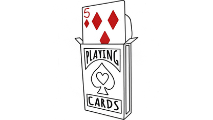 Cardiographic Lite RED CARD 5 of Diamonds Add-On by Martin Lewis - Trick