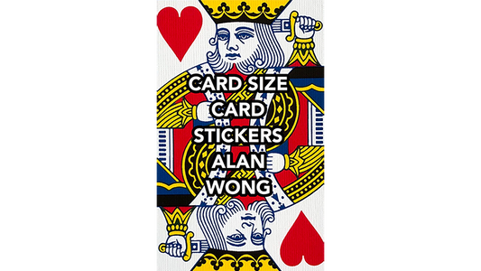 POKER Size Card Stickers by Alan Wong - Trick