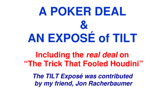 A Poker Deal & An Exposé of TILT by Paul A. Lelekis - ebook