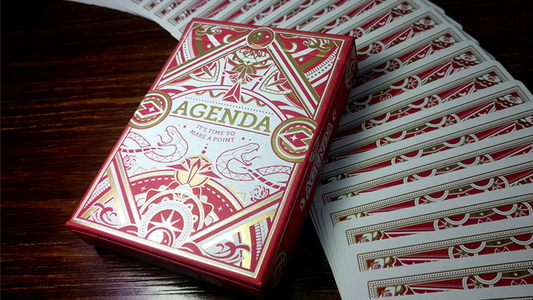 Agenda Red Premium Edition Playing Cards