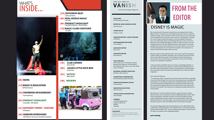 Vanish Magazine #45 - ebook