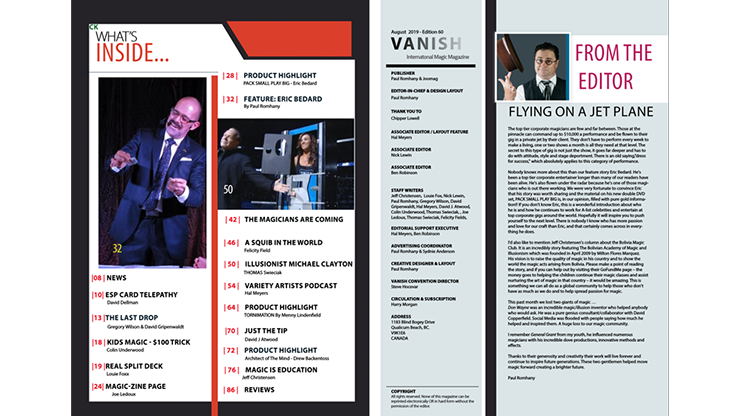 Vanish Magazine #61 - ebook