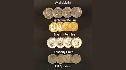 Symphony Coins (English Penny) Gimmicks and Online Instructions by RPR Magic Innovations - Trick