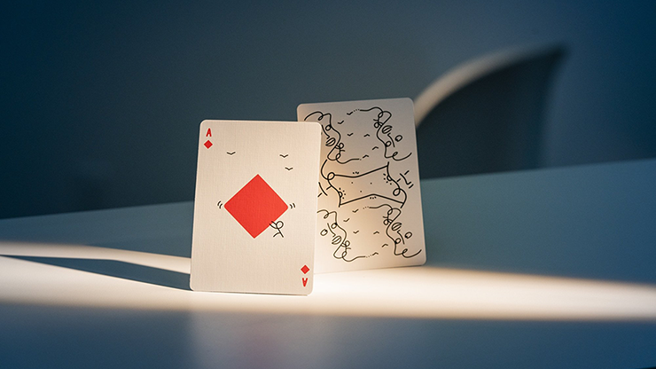 Shantell Martin (White) Playing Cards by theory11