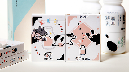 Pure Milk Playing Cards by Hanson Chien