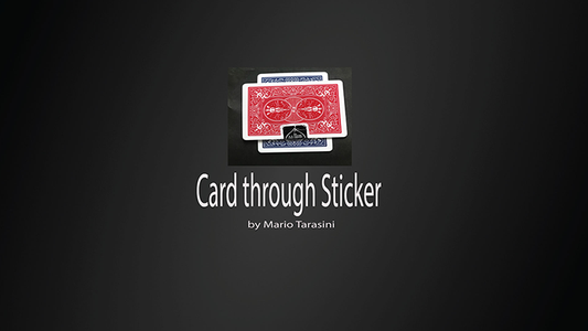 Card through Sticker by Mario Tarasini - Video Download