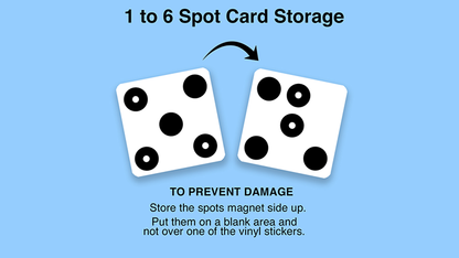 1 TO 6 SPOT CARD by Martin Lewis - Trick