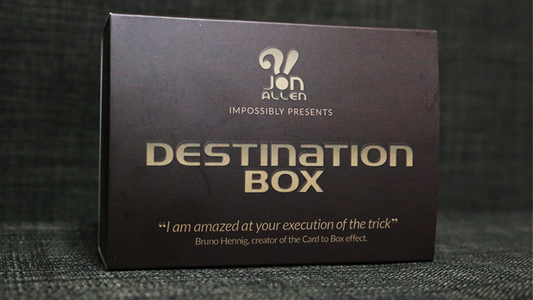 DESTINATION BOX (Gimmicks & Online Instructions) by Jon Allen - Trick