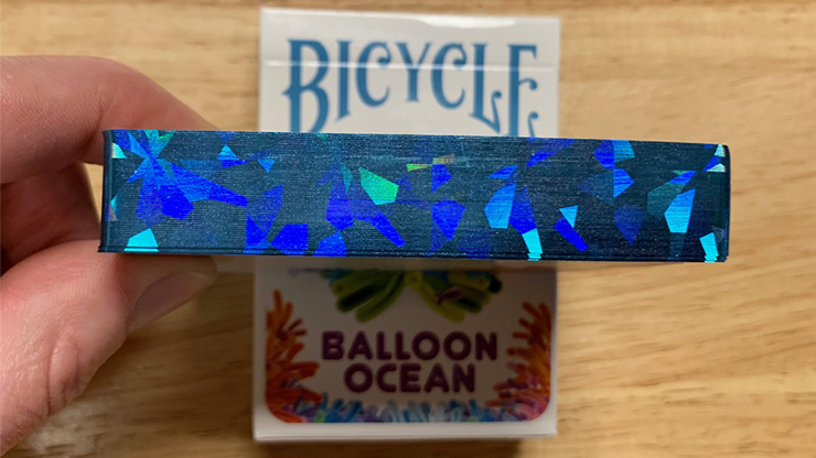 Gilded Bicycle Balloon (Ocean) Playing Cards