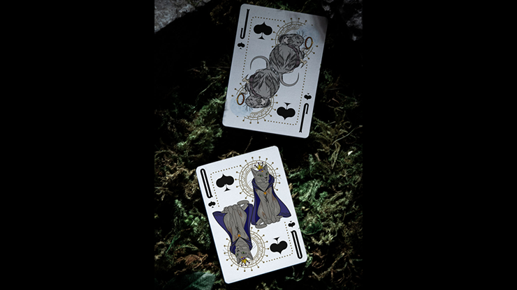 Under the Moon (Moorland Green) Playing Cards