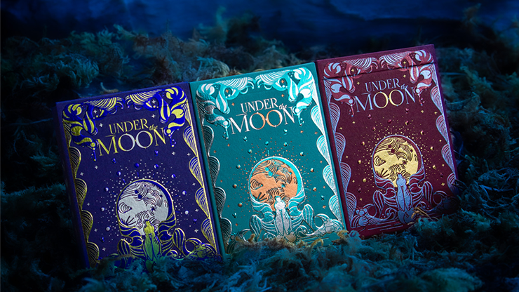 Under the Moon (Moorland Green) Playing Cards