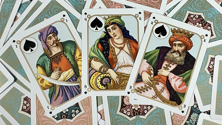 Four Continents (Red) Playing Cards