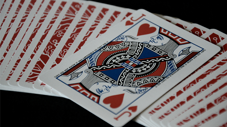 Mindset Duo 1 Red and 1 Blue Set Playing Cards (Marked) by Anthony Stan