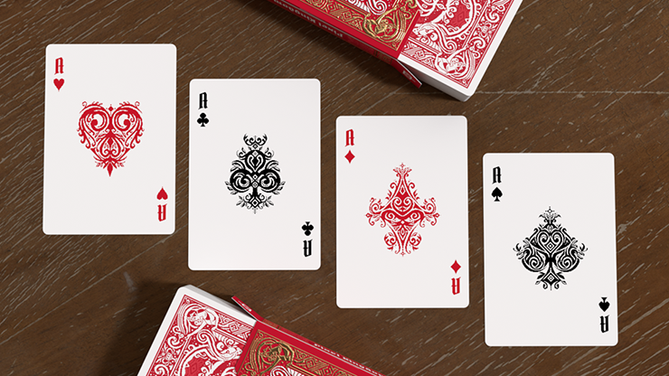 Pixel Kingdom (Red Edition) Playing Cards