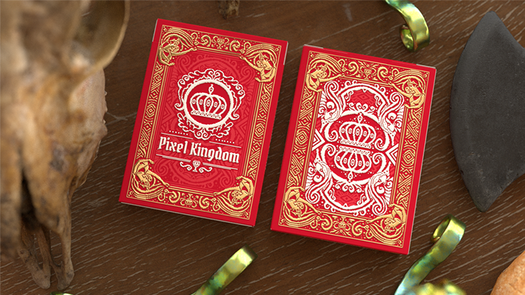 Pixel Kingdom (Red Edition) Playing Cards