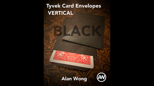 Tyvek VERTICAL Envelopes BLACK (10 pk.) by Alan Wong - Trick