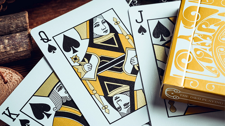 Smoke & Mirrors V9, Gold (Standard) Edition Playing Cards by Dan & Dave