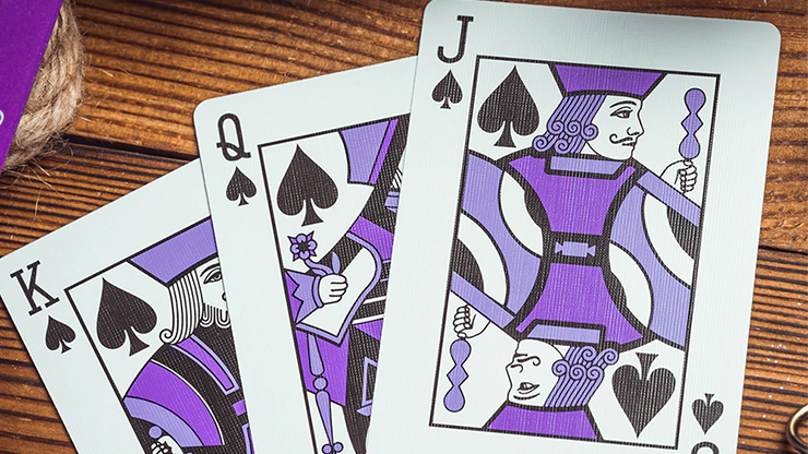 Smoke & Mirrors V9, Purple (Standard) Edition Playing Cards by Dan & Dave