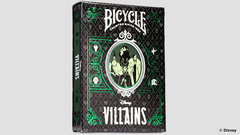 Bicycle Disney Villains (Green) by US Playing Card Co.