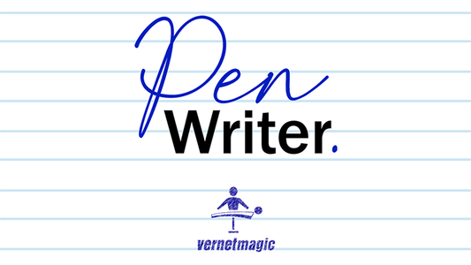 PEN WRITER Blue (Gimmicks and Online Instructions) by Vernet Magic - Trick