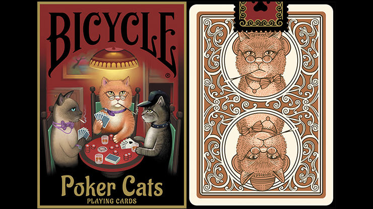 Bicycle Poker Cats V2 Playing Cards