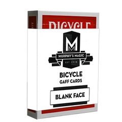 Blank Face Bicycle Cards (Red)