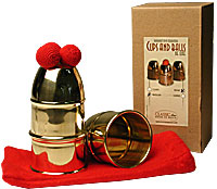 Cups & Balls Brass Regular by Bazar de Magia - Trick