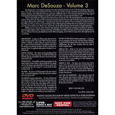 Master Works of Conjuring Vol. 3 by Marc DeSouza - DVD