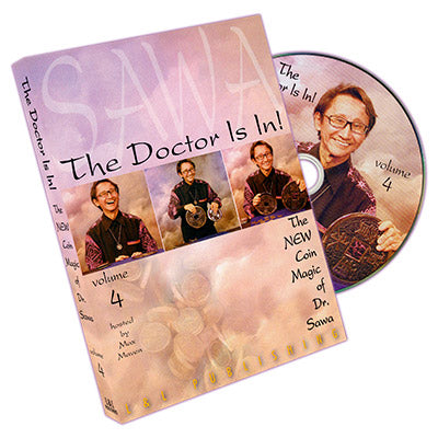 The Doctor Is In - The New Coin Magic of Dr. Sawa Vol 4 - DVD