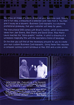 Business Card Cardiograph by Brian Curry - DVD
