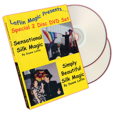 Sensational Silk Magic And Simply Beautiful Silk Magic by Duane Laflin - DVD
