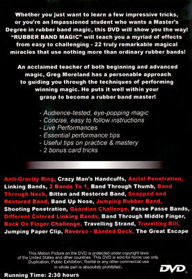 Rubber Band Magic (2 DVD Set) by Greg Moreland - DVD
