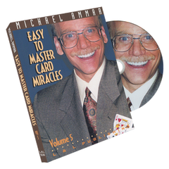 Easy to Master Card Miracles Volume 5 by Michael Ammar - DVD