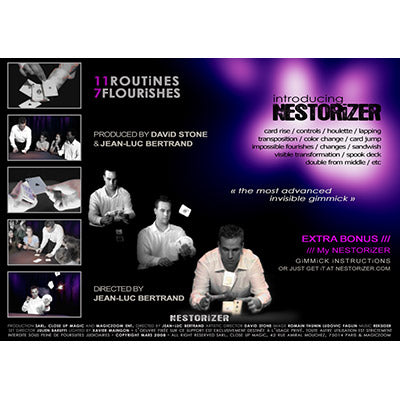 Nestor Hato (DVD and Nestorizer Gimmick) by Jean-Luc Bertrand and David Stone - DVD