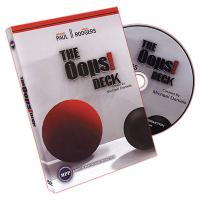 Oops Deck (Deck and DVD) by Michael Daniels - DVD