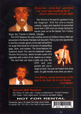 An Evening At The Tom-Foolery by Tom Mullica - DVD