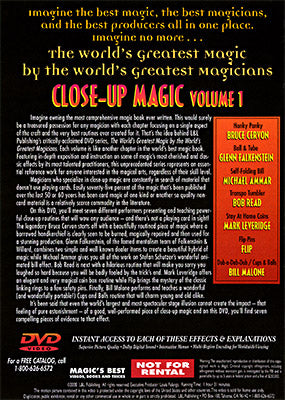 World's Greatest Magic: Close Up Magic #1 - DVD