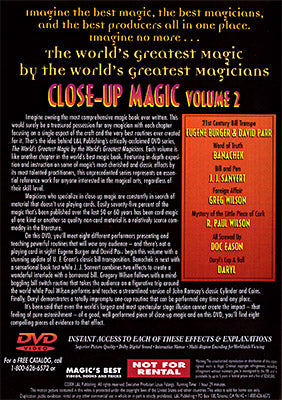 World's Greatest Magic: Close Up Magic #2 - DVD