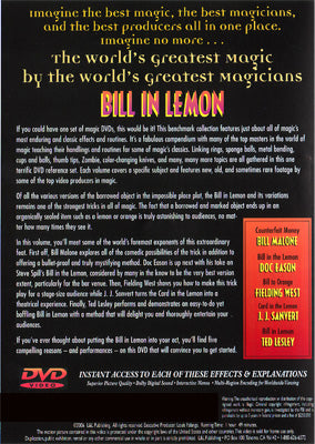 World's Greatest Magic: Bill In Lemon - DVD