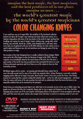 World's Greatest Magic: Color Changing Knives - DVD