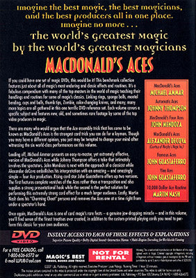 World's Greatest Magic: MacDonald's Aces - DVD