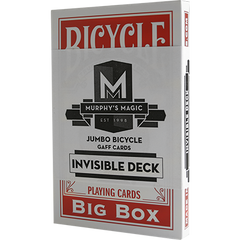 Jumbo Invisible Deck Bicycle (Red) - Trick