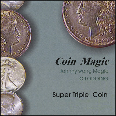 Super Triple Coin (with DVD) by Johnny Wong - Trick