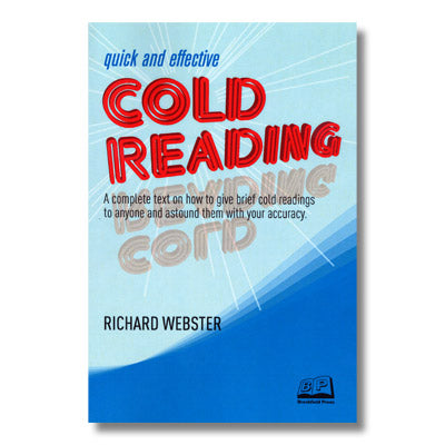 Quick and Effective Cold Reading by Richard Webster - Book