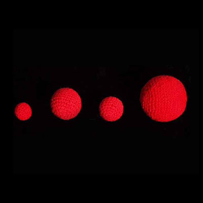 1.75 inch Crochet Balls (Red) by Uday - Trick